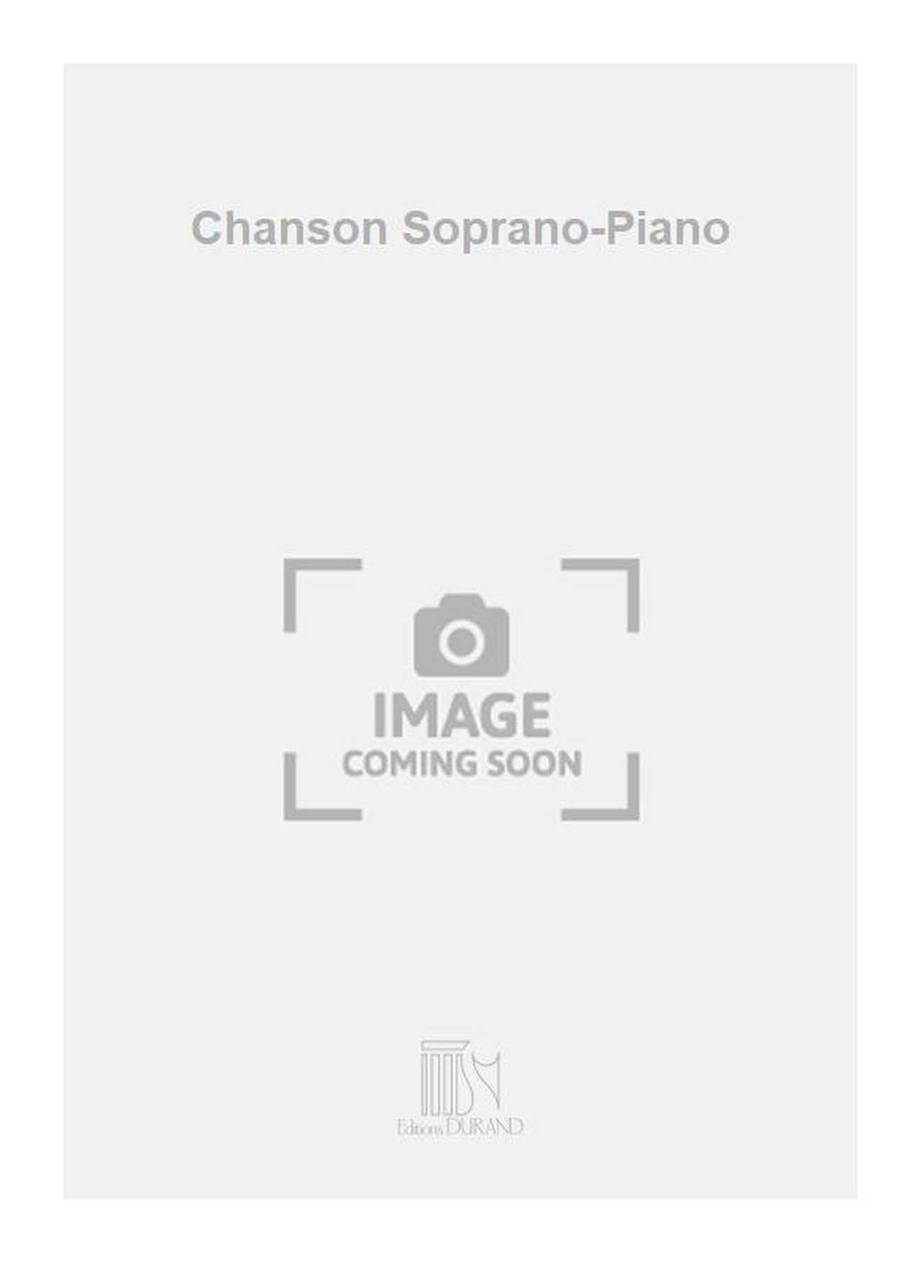 Chanson Soprano-Piano  